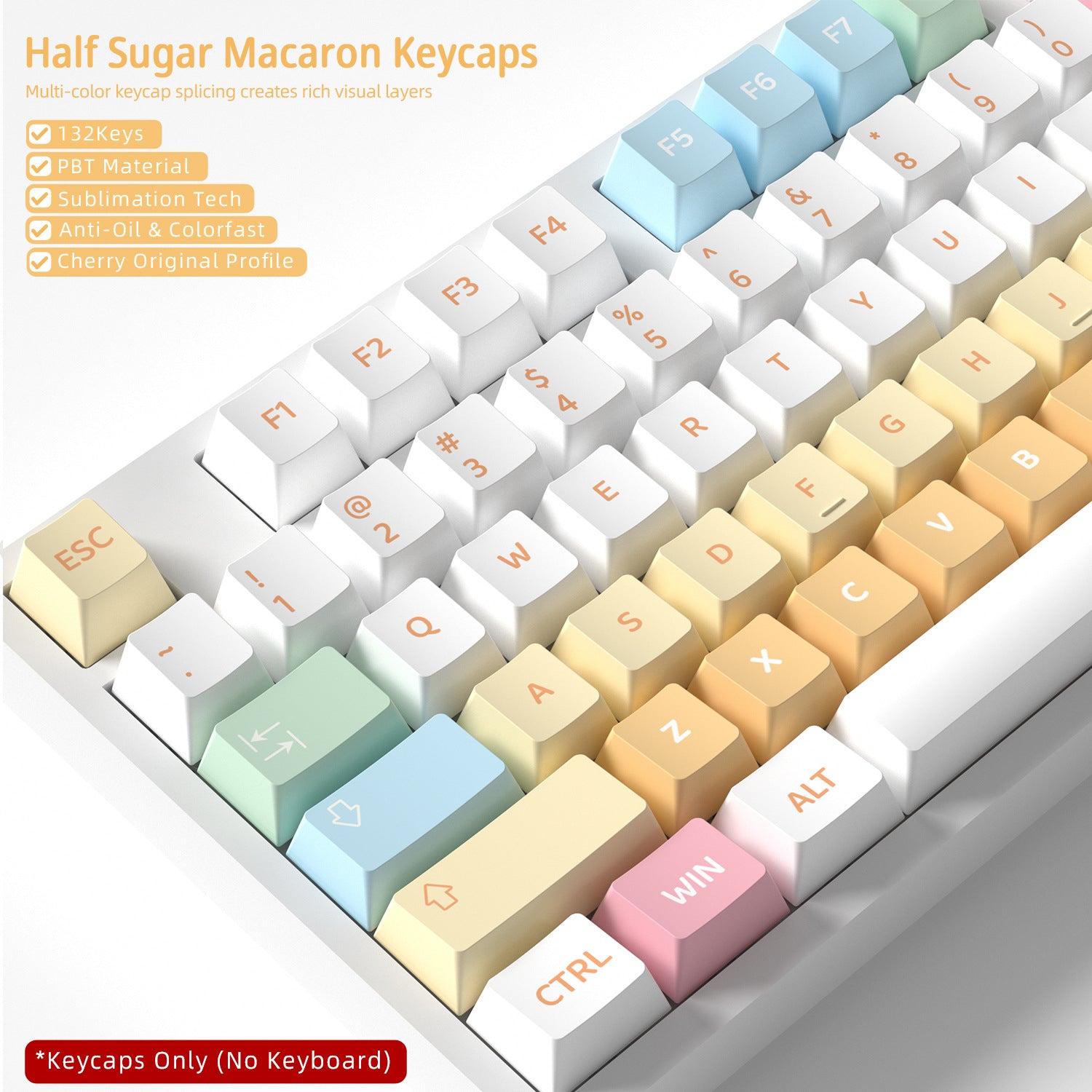 Half Sugar Macaron Keycaps