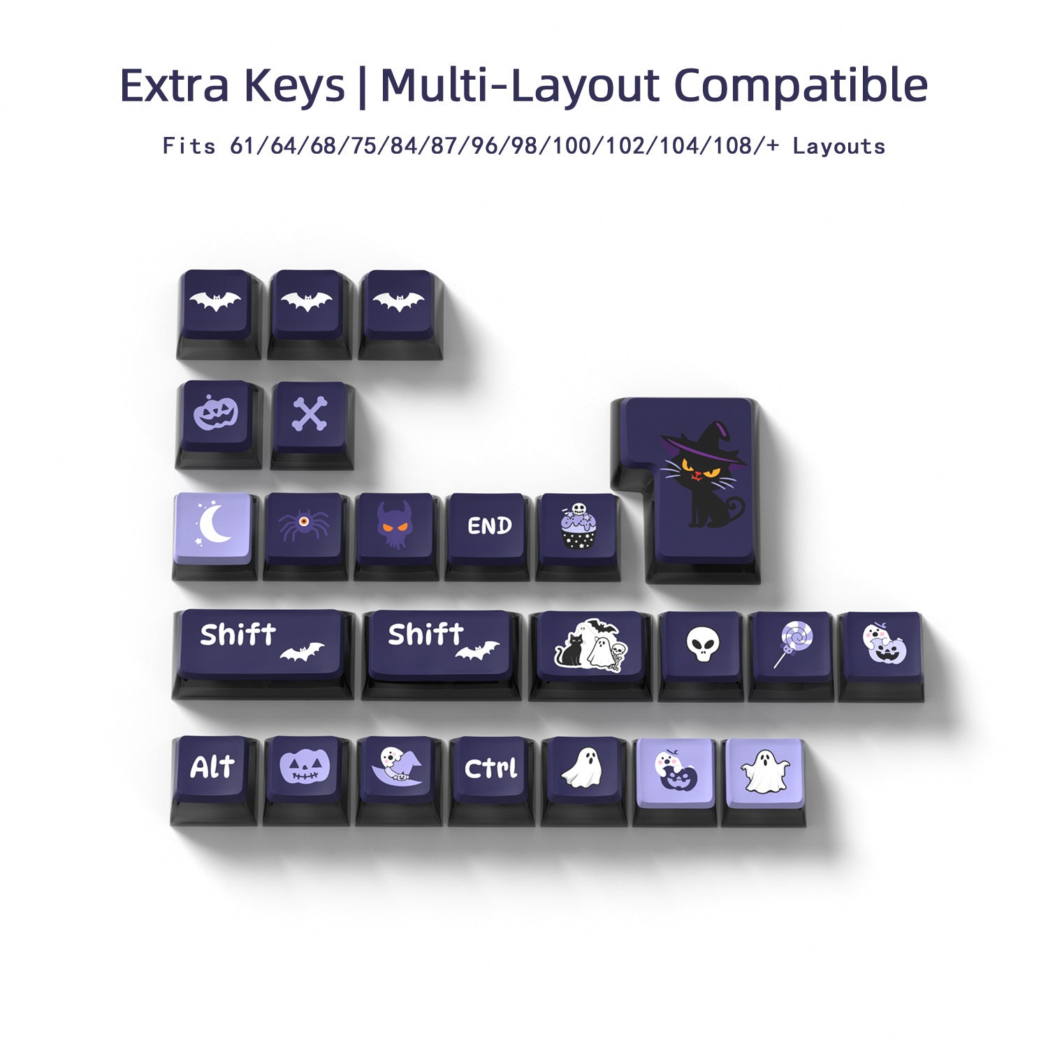 Crybaby Monster Four-Sided Backlight Keycaps