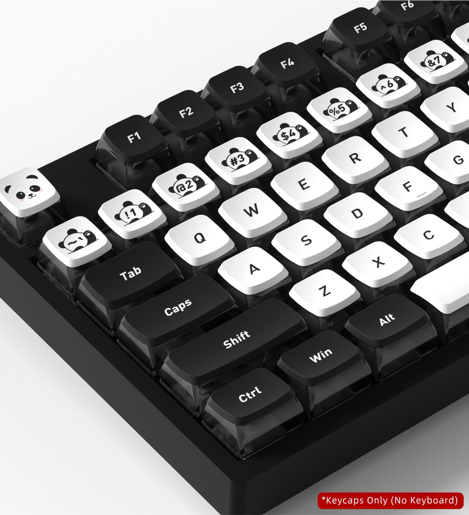 Panda Four-Sided Backlight Keycaps