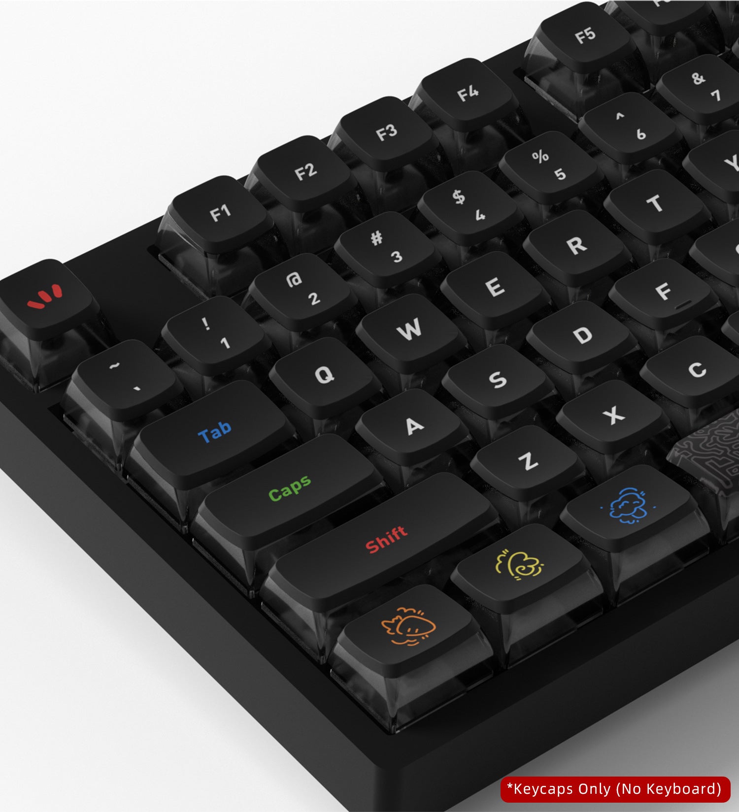 Graffiti Four-Sided Backlight Keycaps