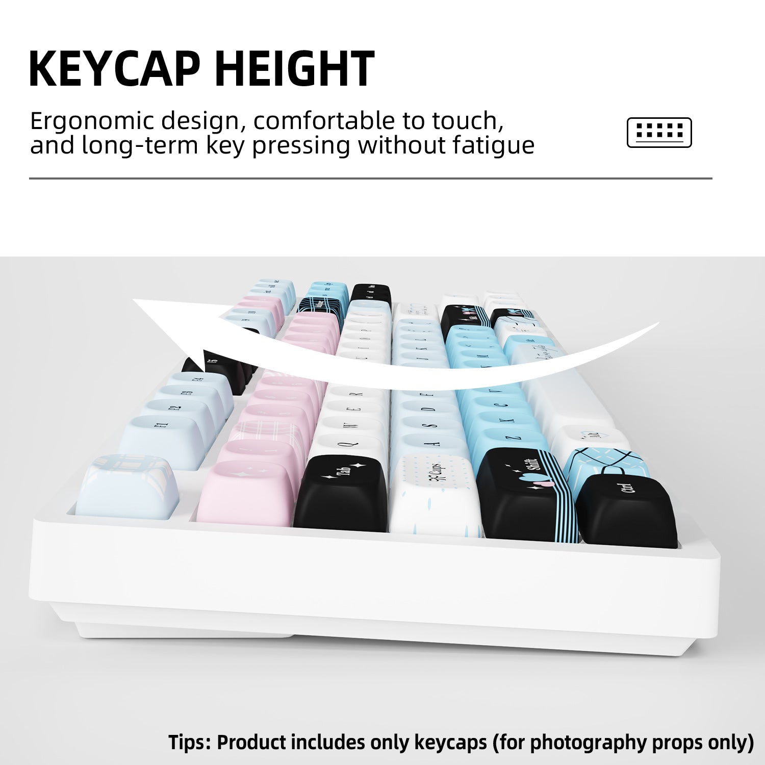Blue Ribbon Keycaps