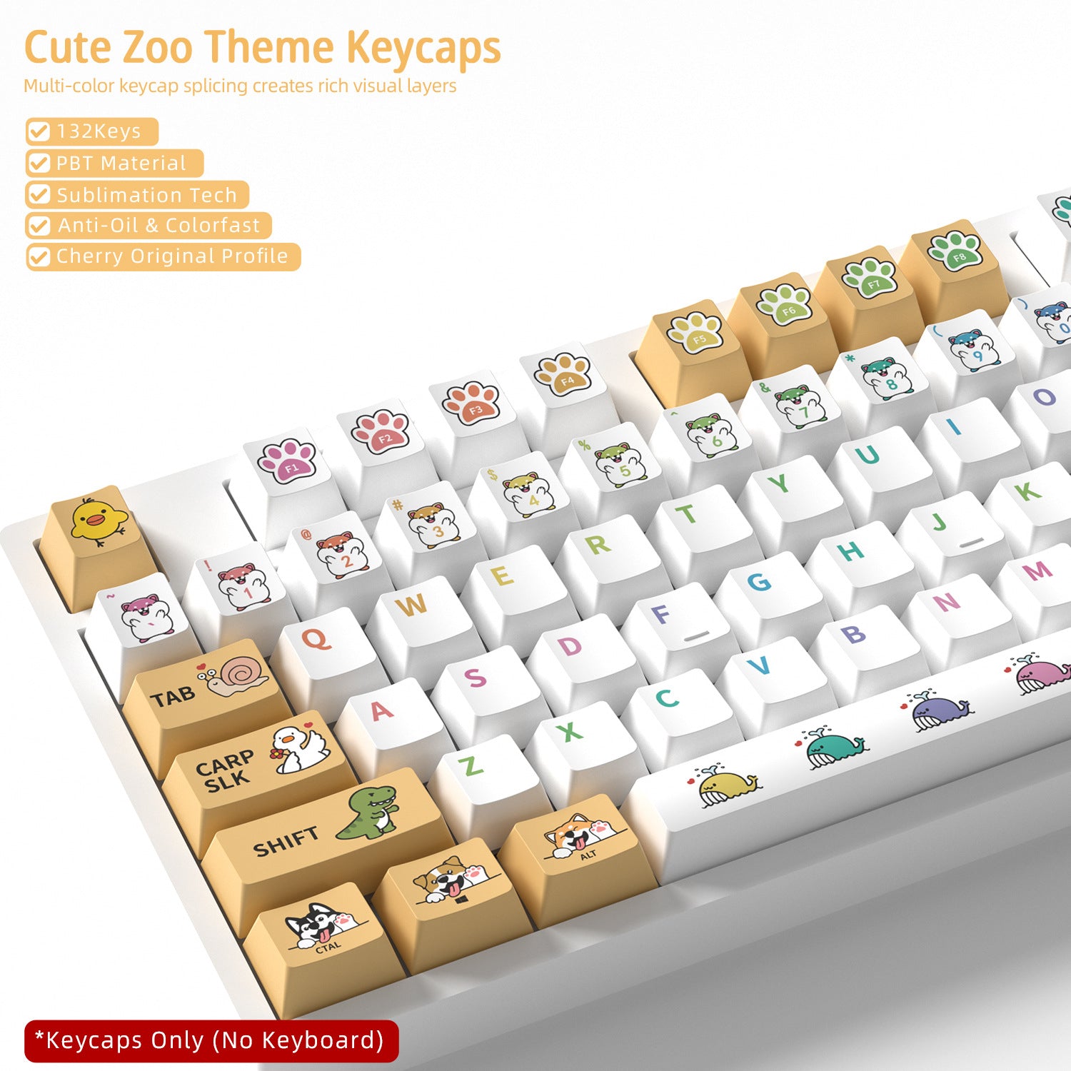 Cute Zoo Keycaps