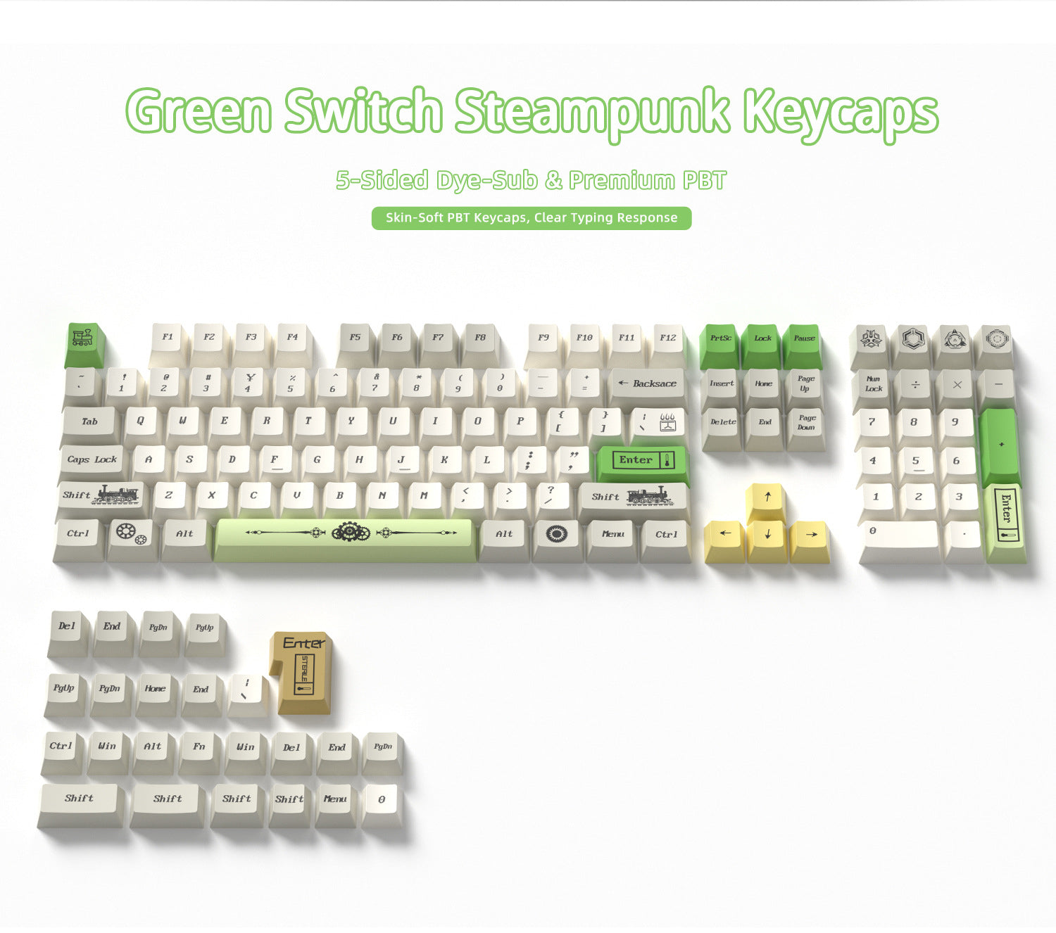 Steampunk Keycaps