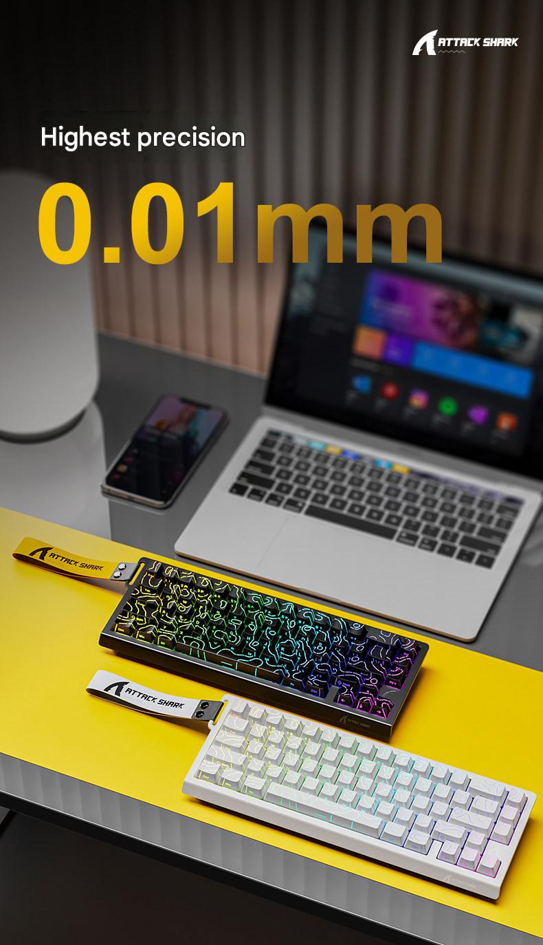 Attack Shark X68HE Magnetic Switch Mechanical Gaming Keyboard