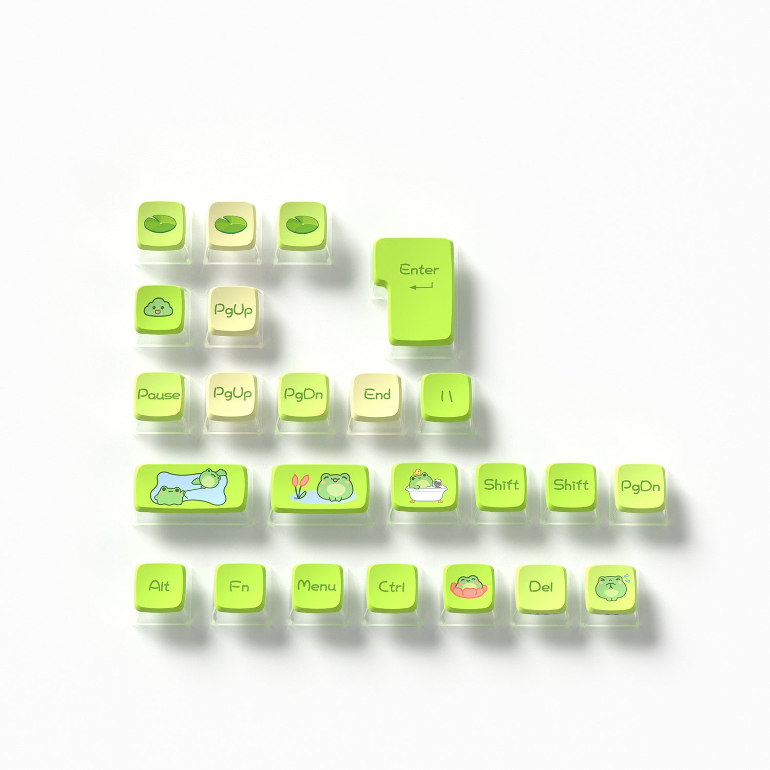 Little Frog Four-Sided Backlight Keycaps