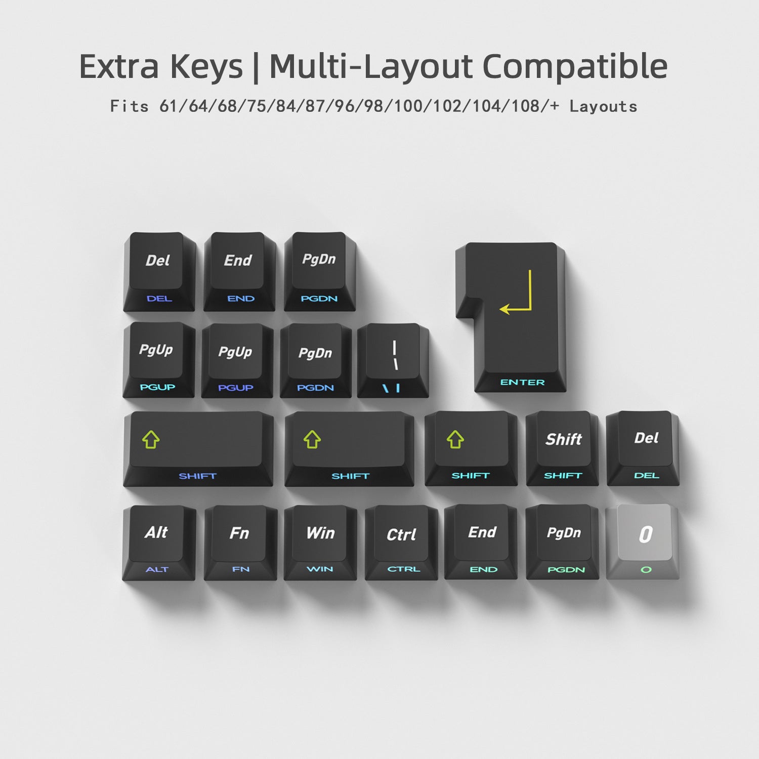 Printed Miffy Side Backlight Keycaps
