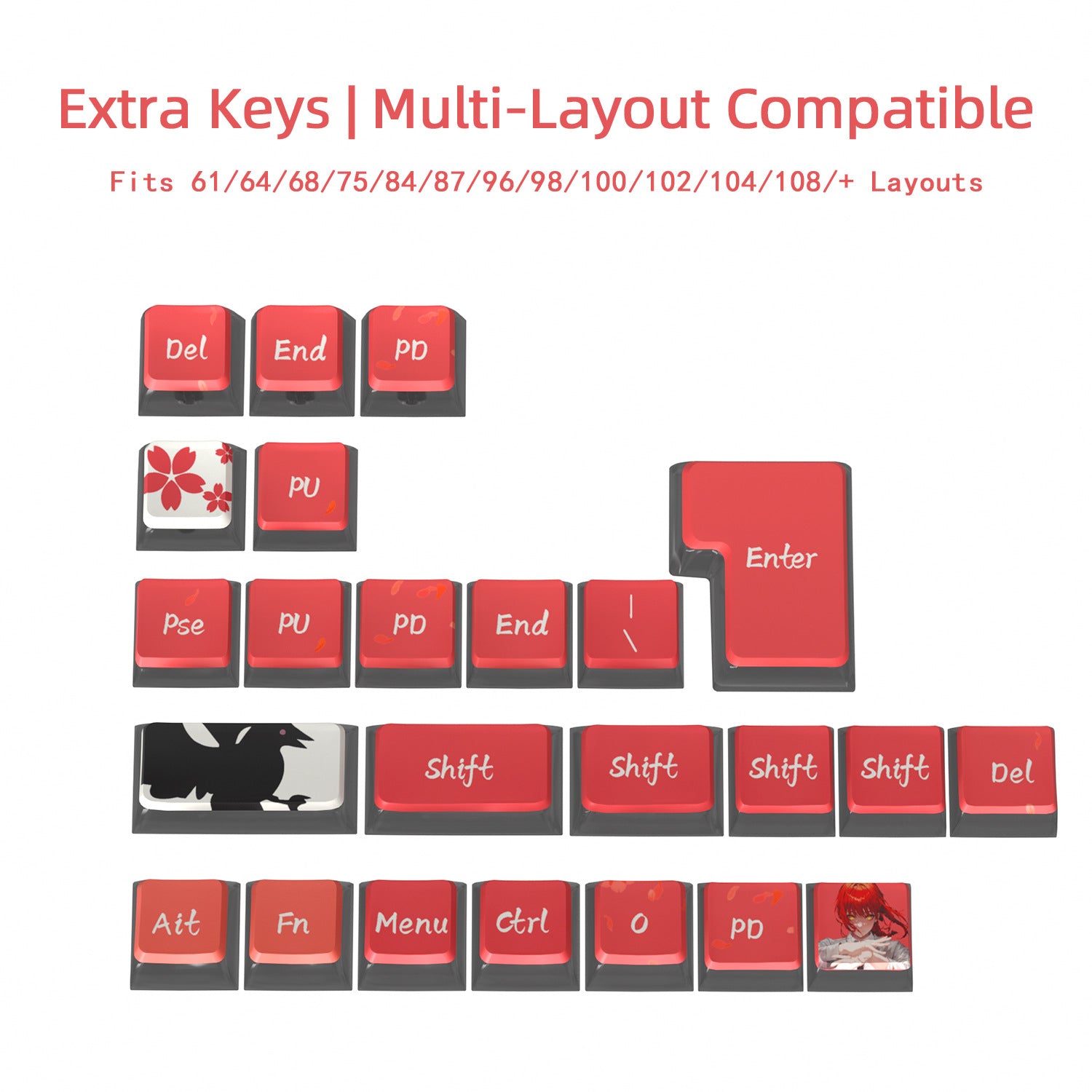 Makima Four-Sided Backlight Keycaps