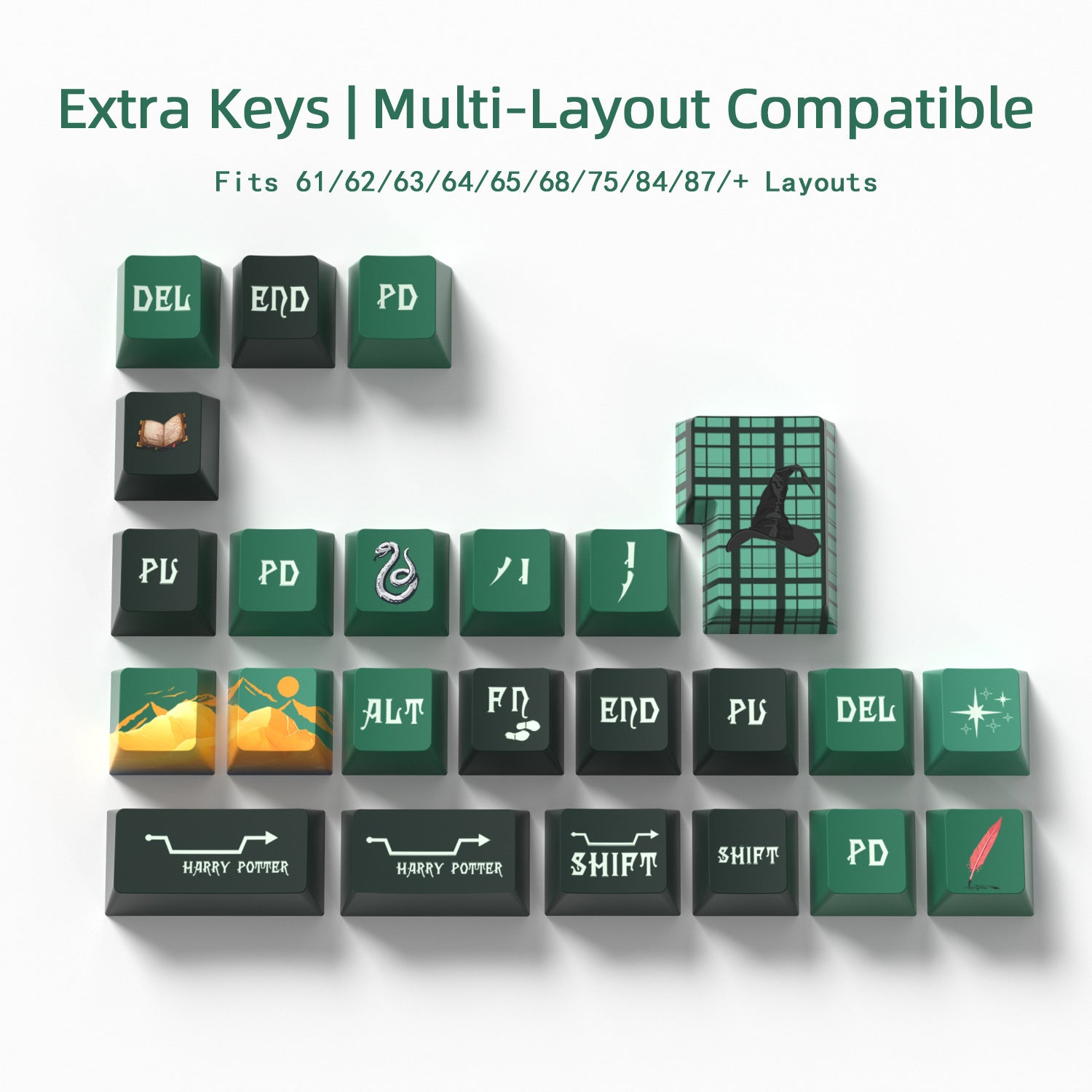 Slytherin Keycaps