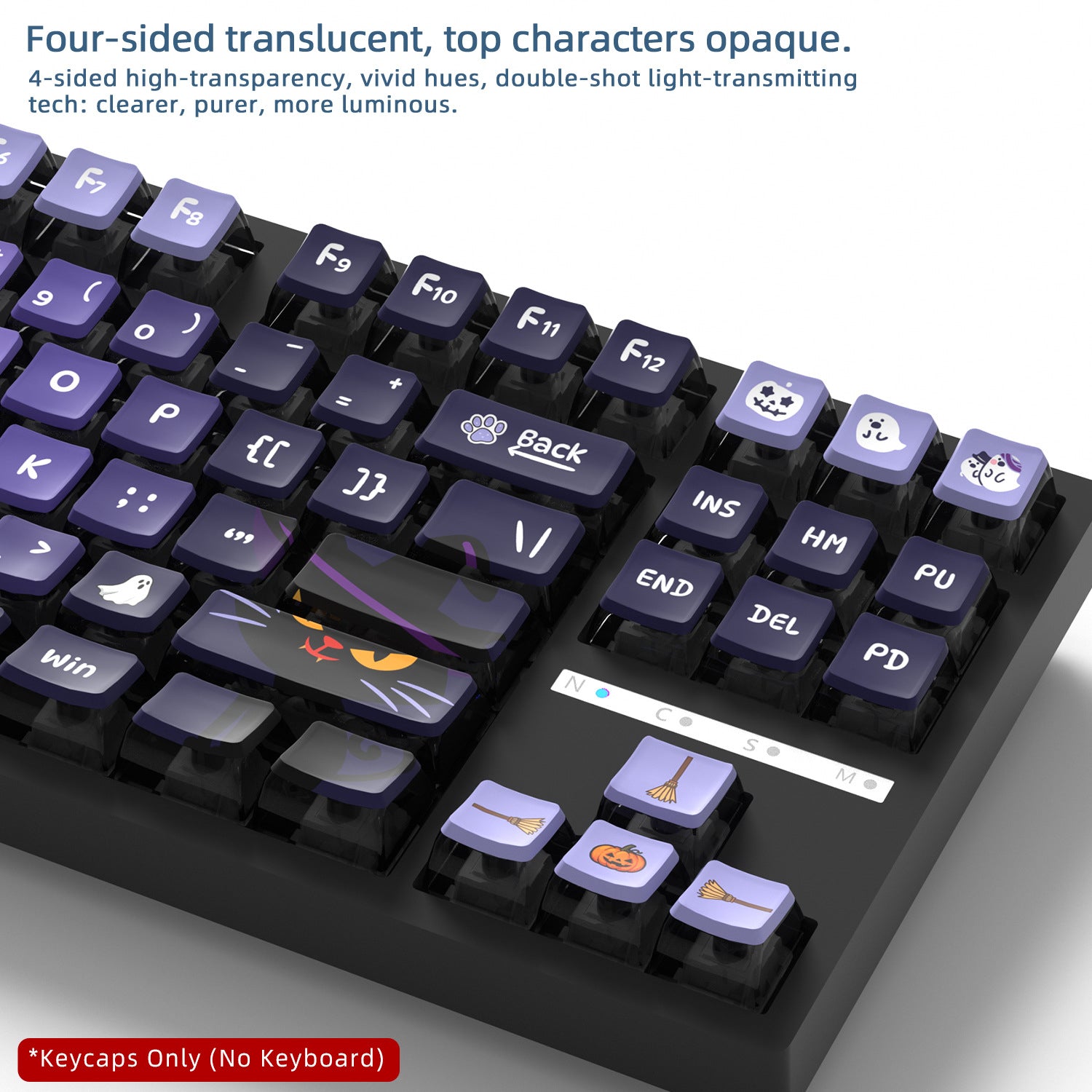 Crybaby Monster Four-Sided Backlight Keycaps