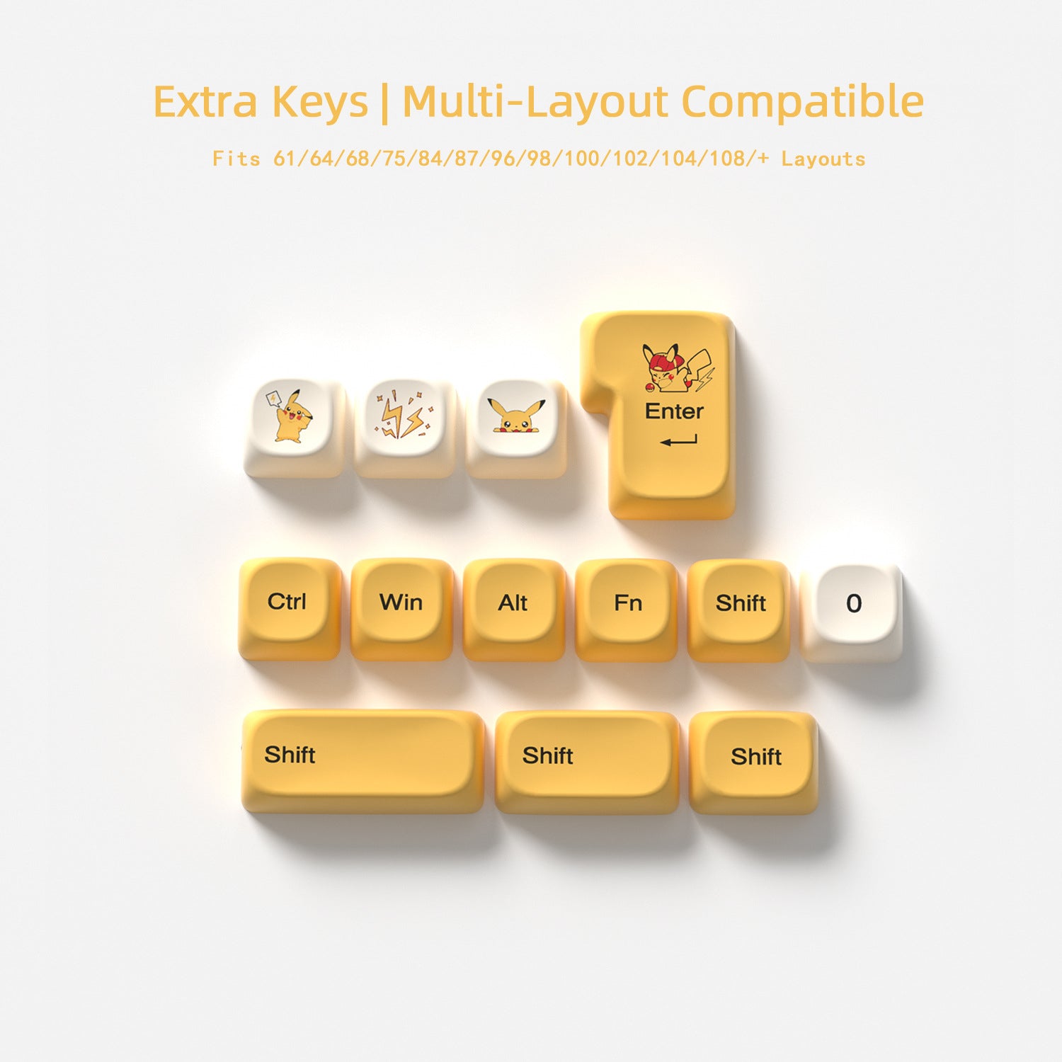 Pikachu Keycaps