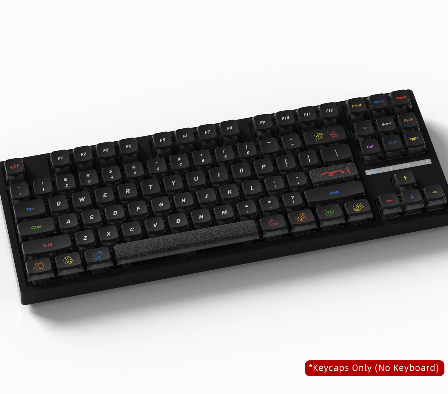 Graffiti Four-Sided Backlight Keycaps
