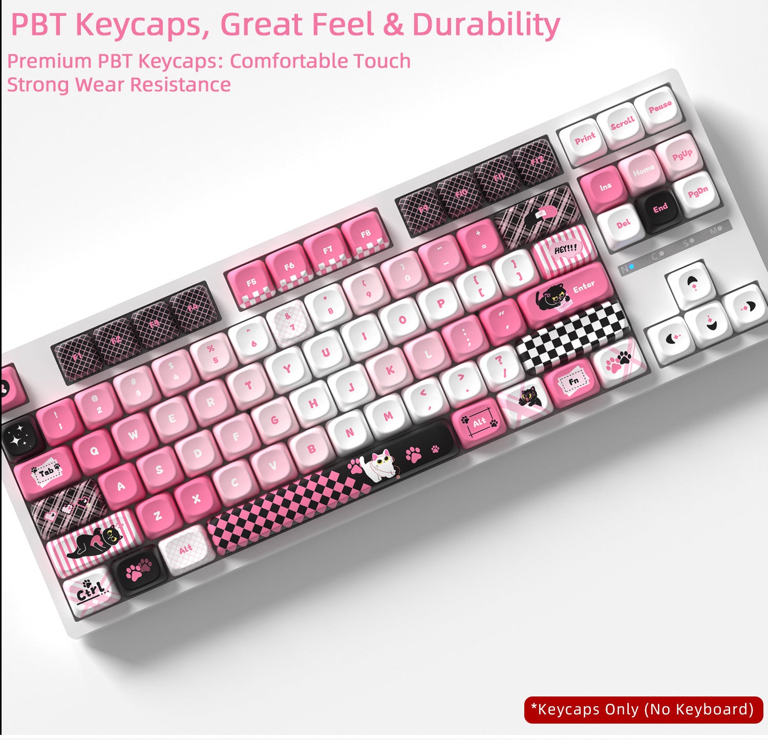 Sweet Cool Cat Keycaps