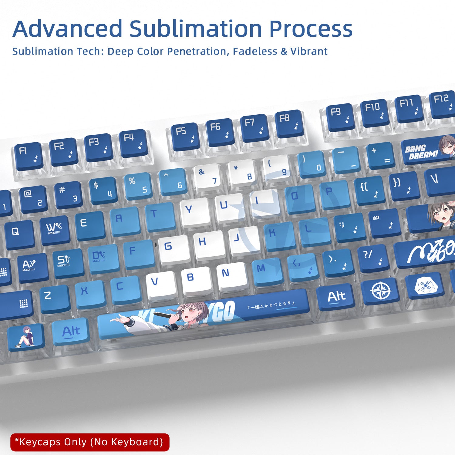 Takamatsu Tomori Four-Sided Backlight Keycaps
