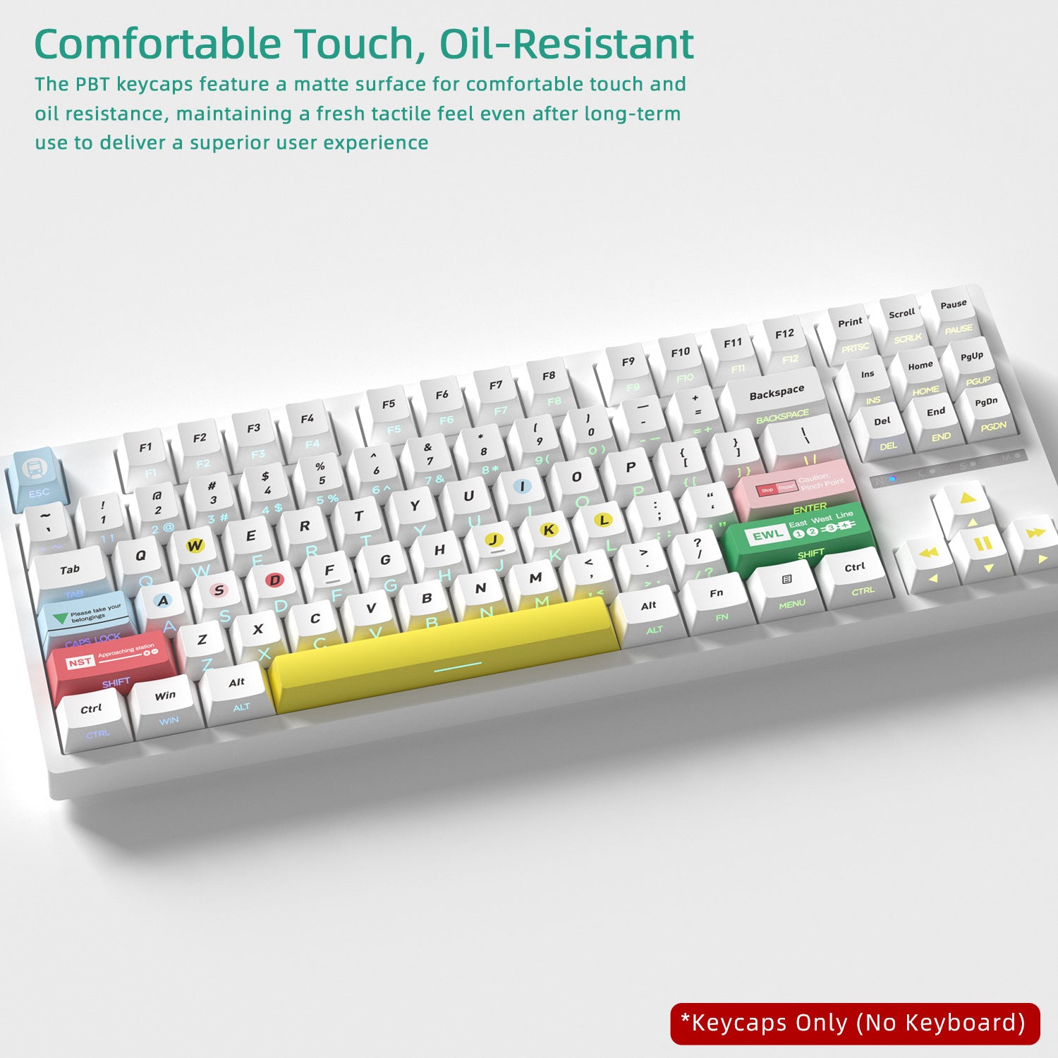 Singapore MRT Side Backlight Keycaps