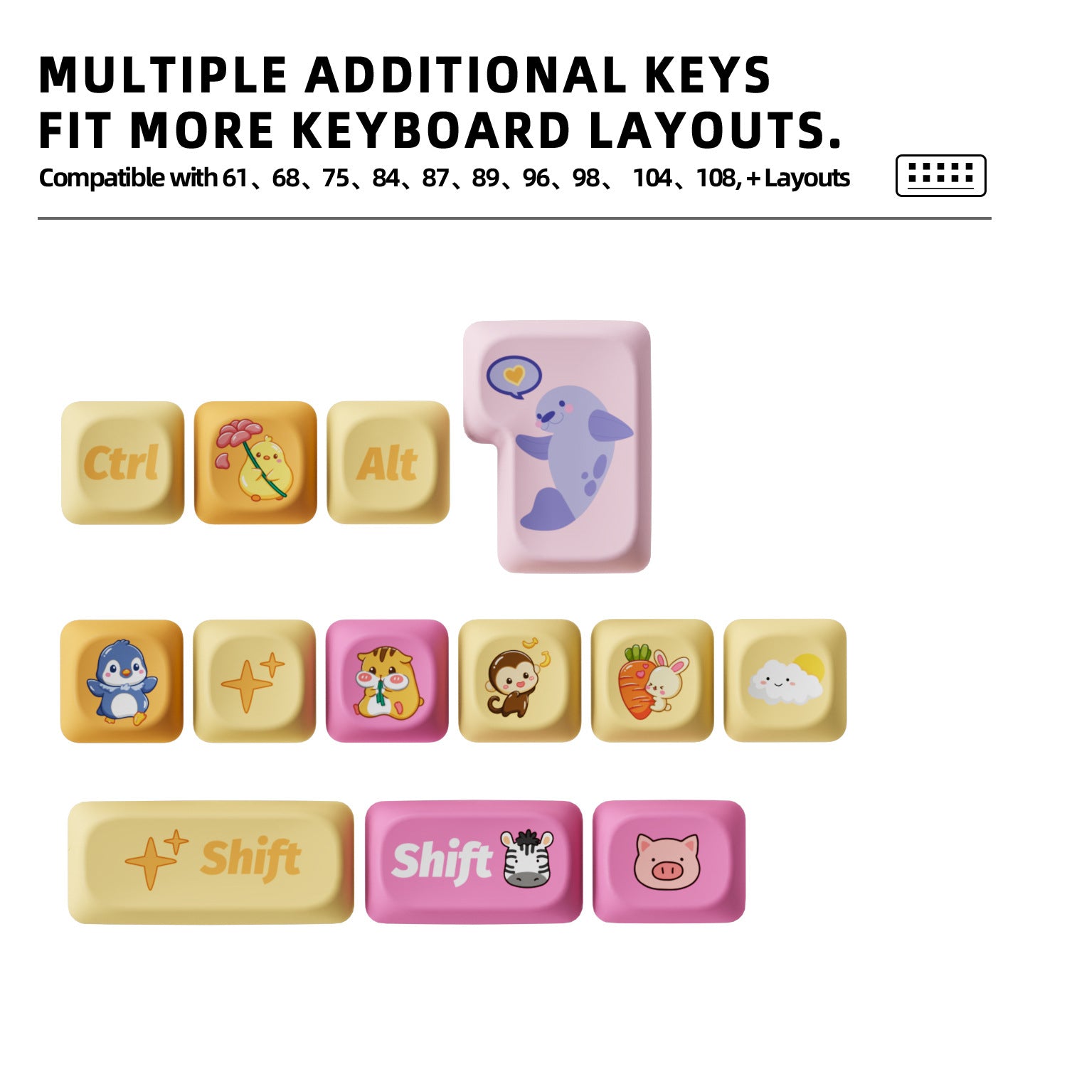 Happy Zoo Keycaps