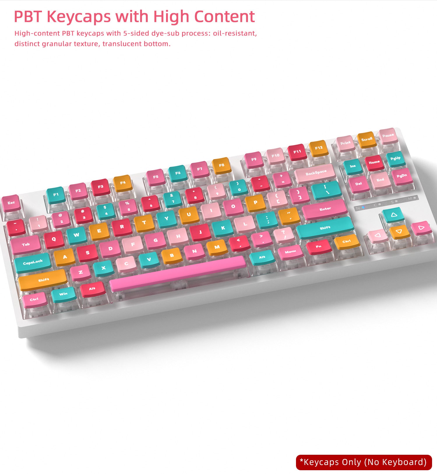 Lipstick Mix Four-Sided Backlight Keycaps