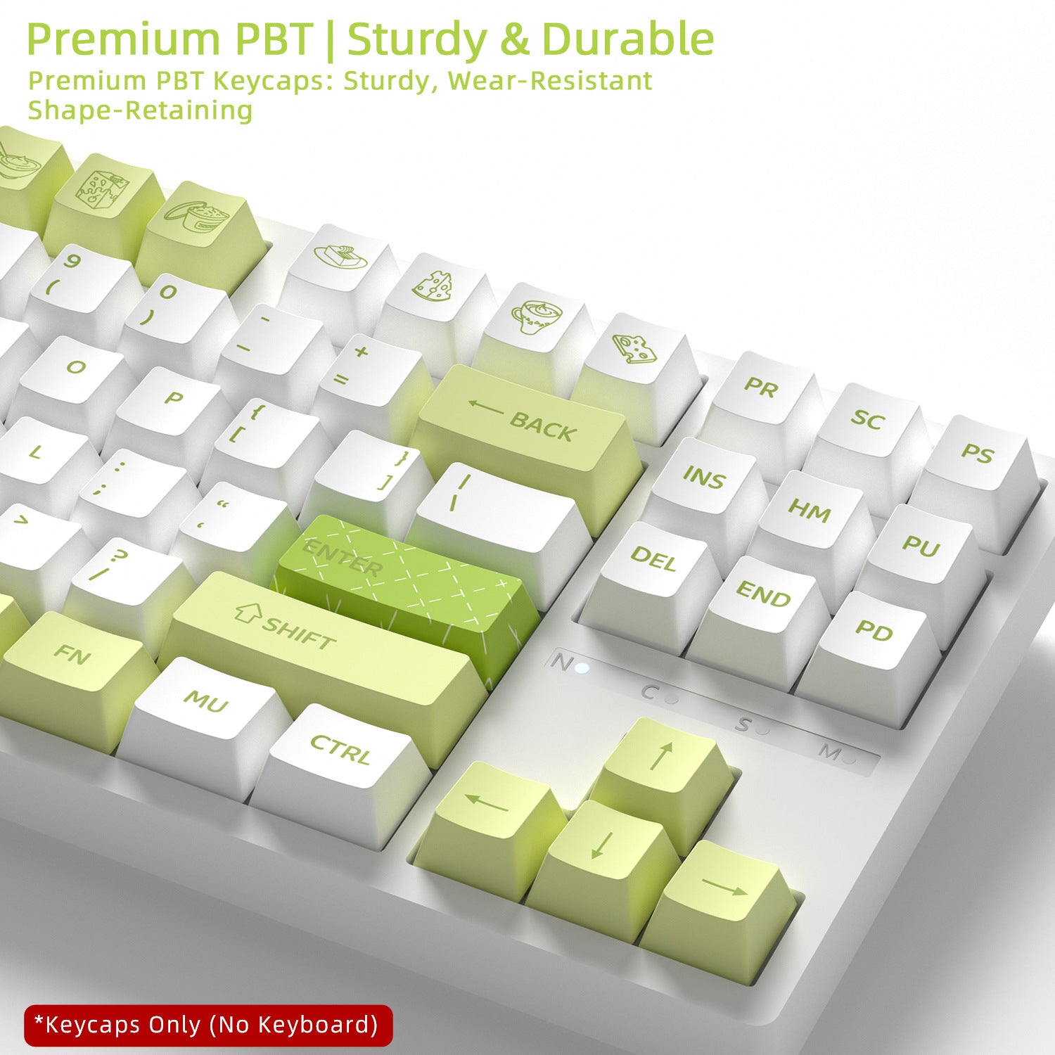 Yogurt Avocado Keycaps