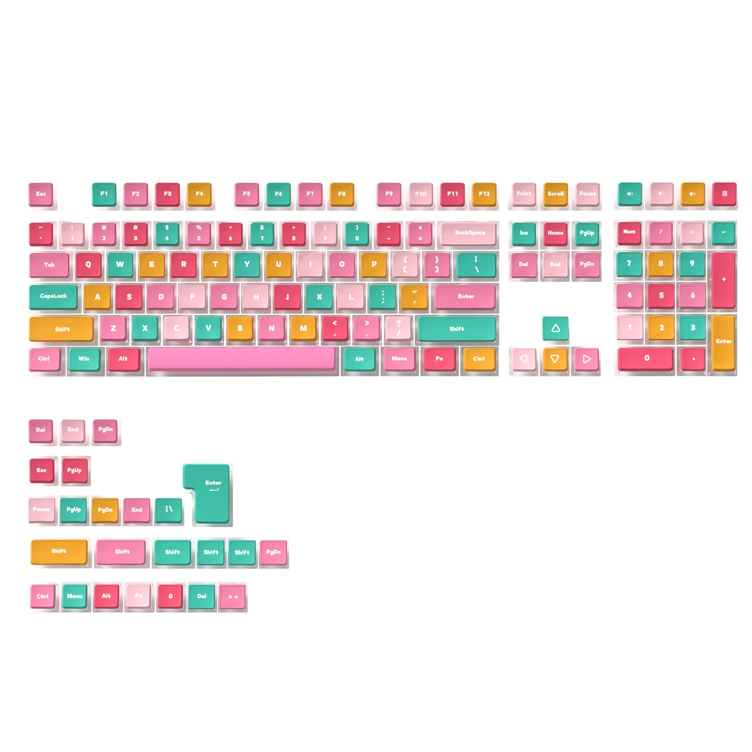 Lipstick Mix Four-Sided Backlight Keycaps