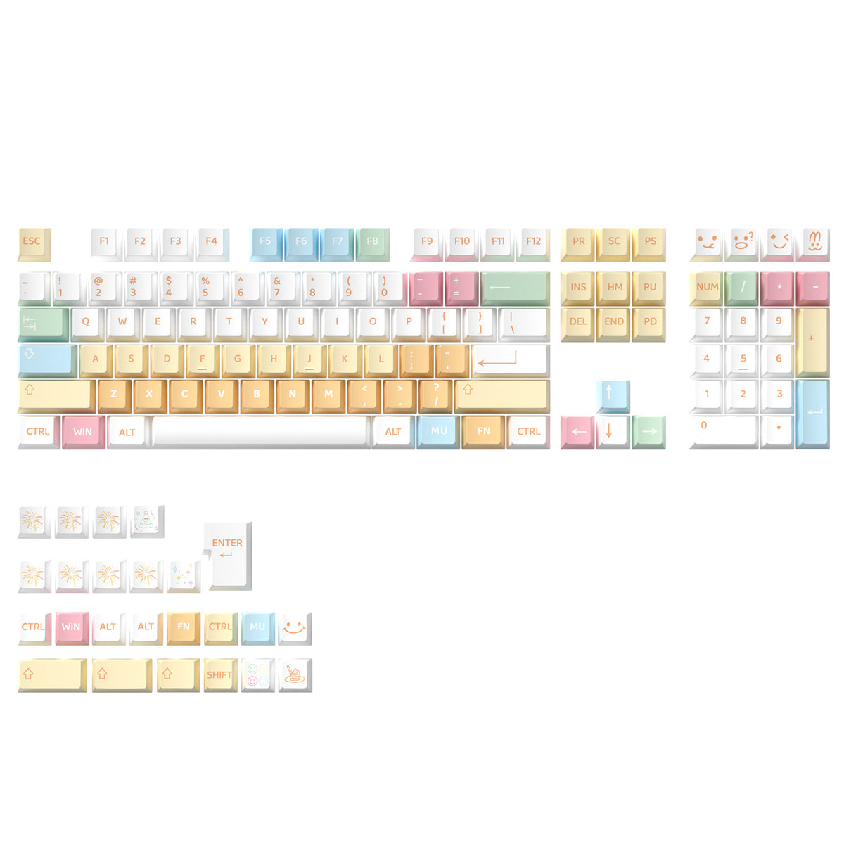 Half Sugar Macaron Keycaps