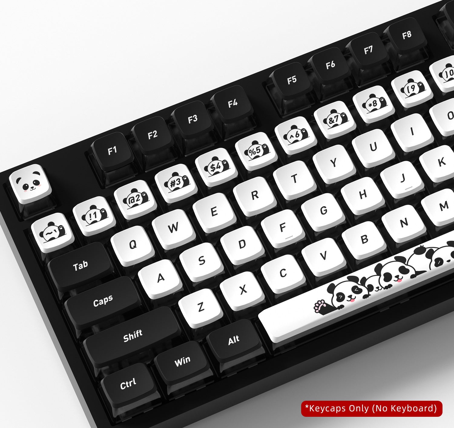 Panda Four-Sided Backlight Keycaps