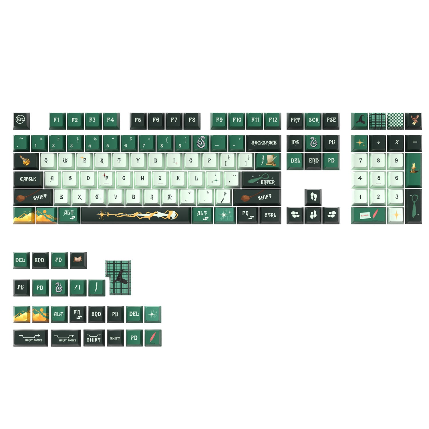Slytherin Keycaps