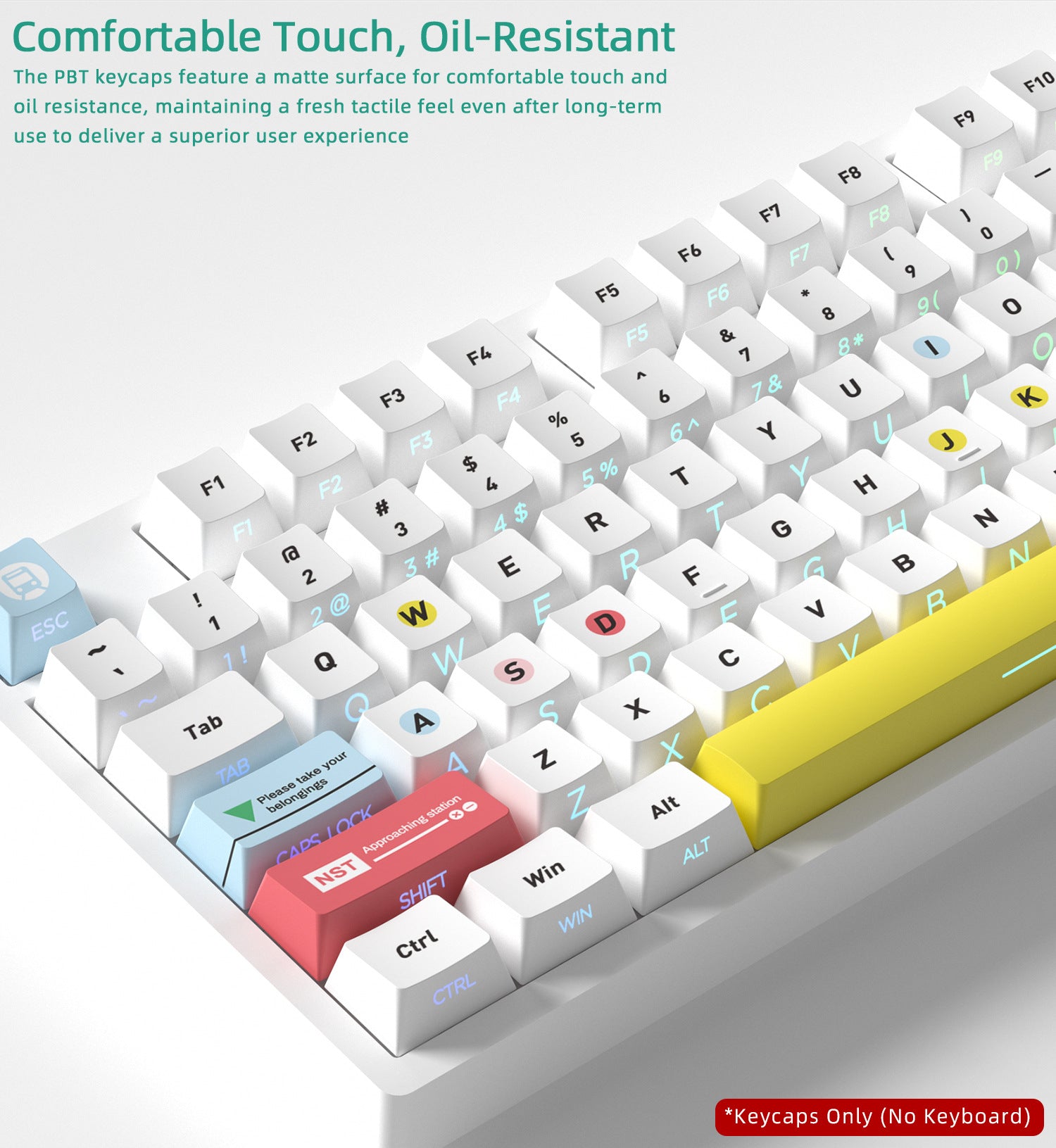 Singapore MRT Side Backlight Keycaps