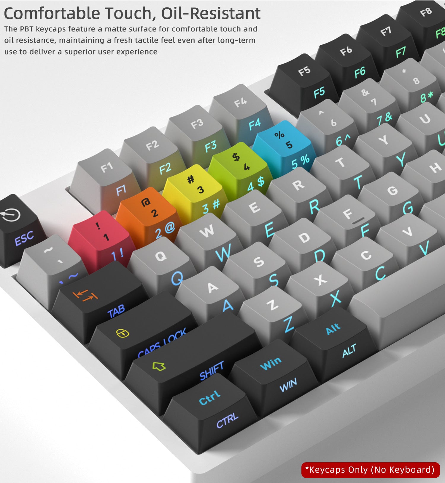 Printed Miffy Side Backlight Keycaps