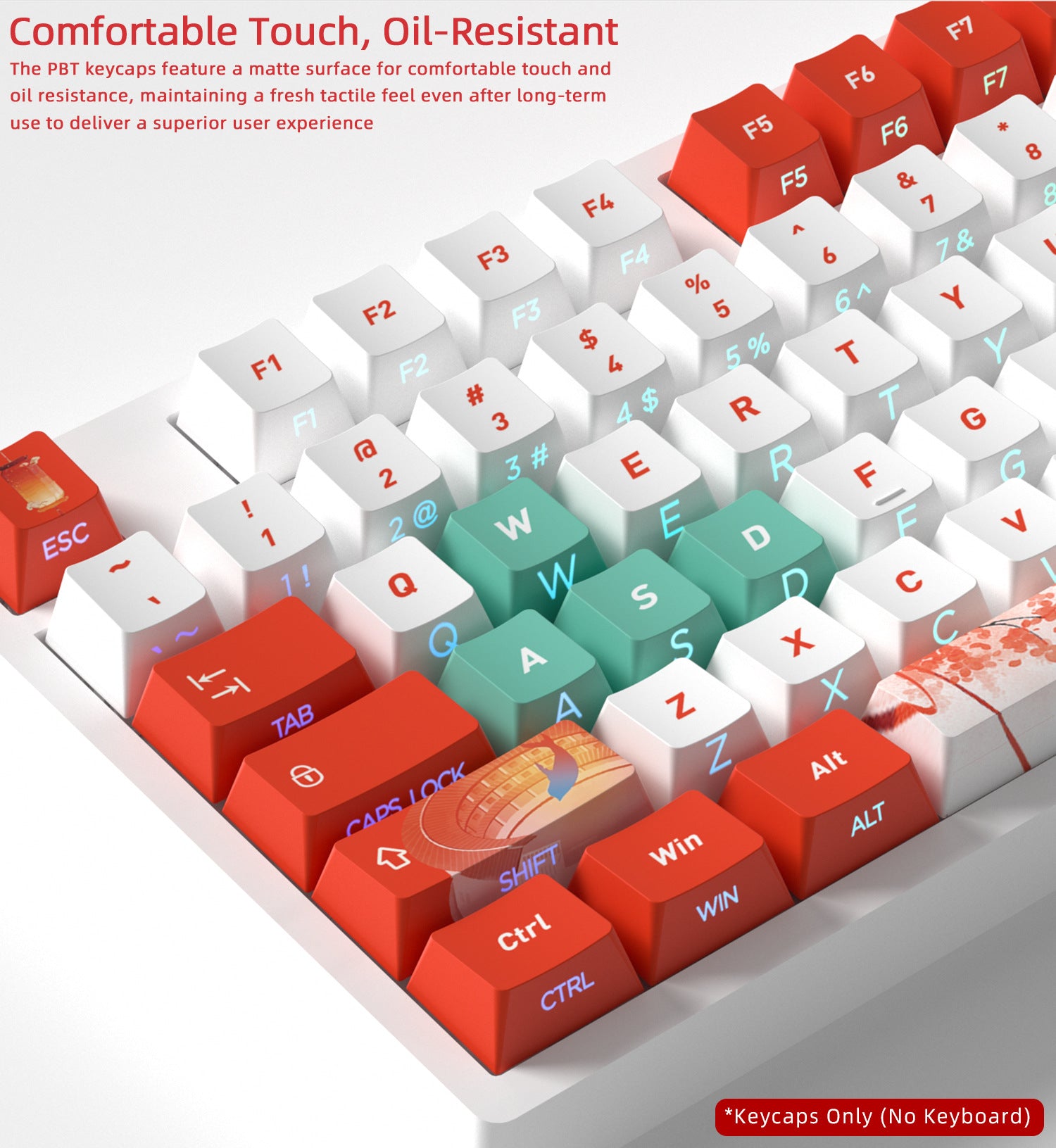 Big Fish Begonia Side Backlight Keycaps