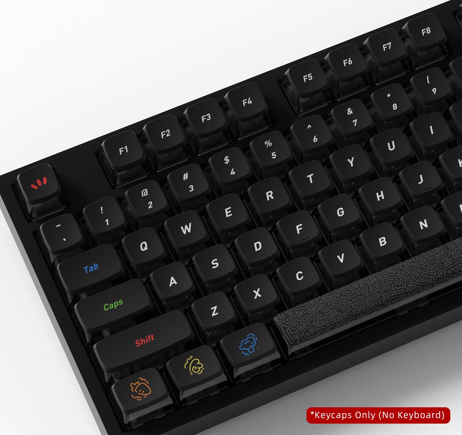 Graffiti Four-Sided Backlight Keycaps