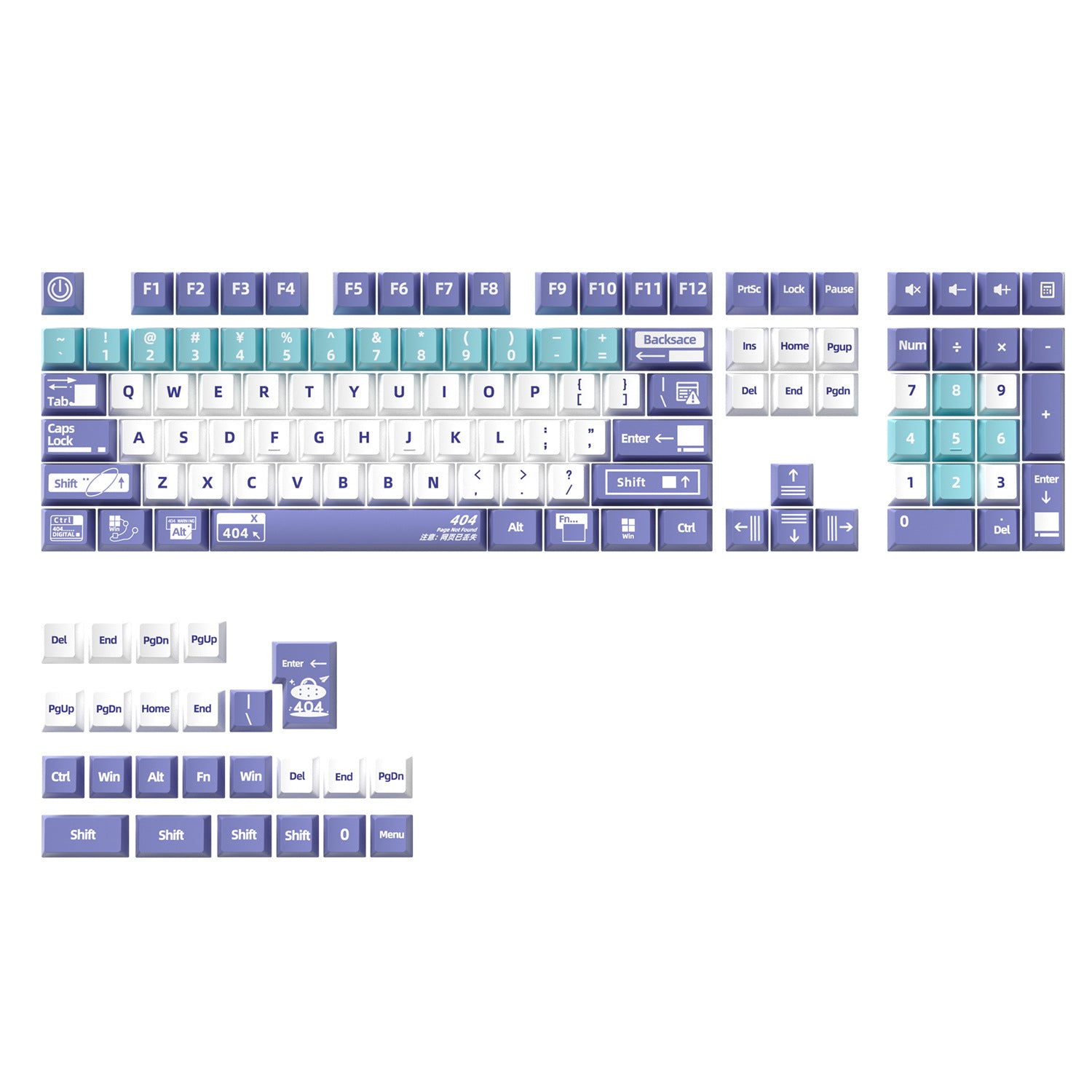Danger 404 Keycaps