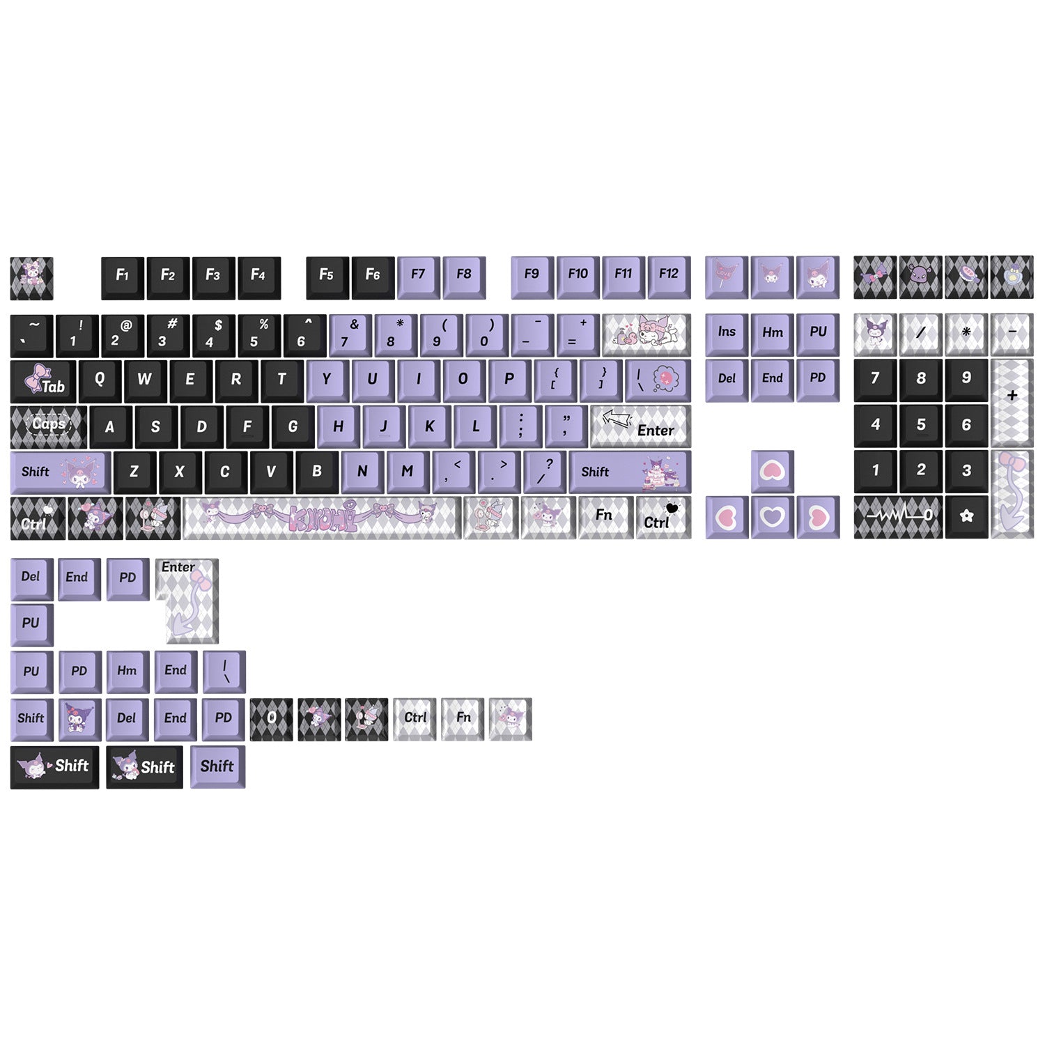 Kuromi Keycaps
