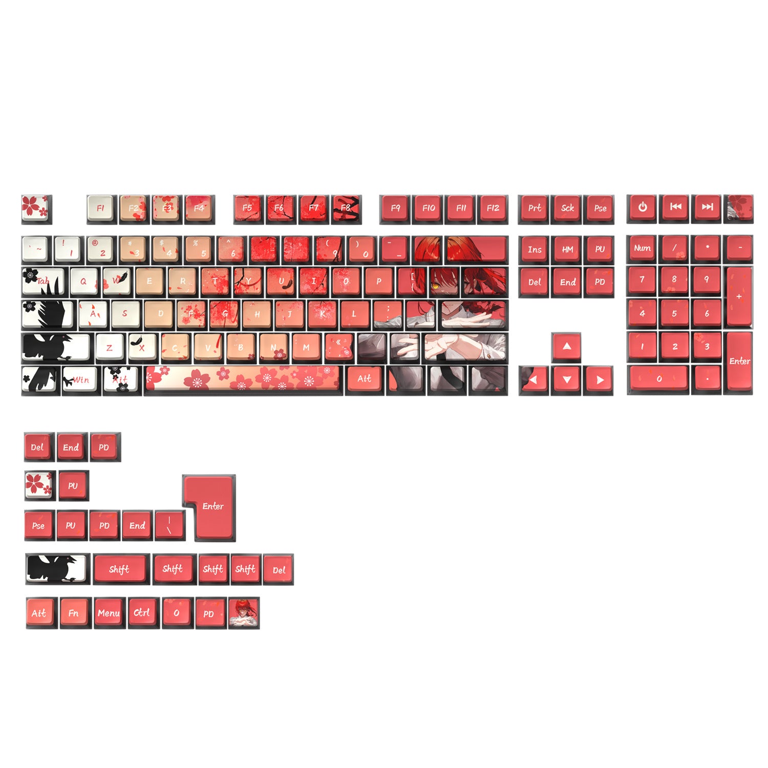 Makima Four-Sided Backlight Keycaps