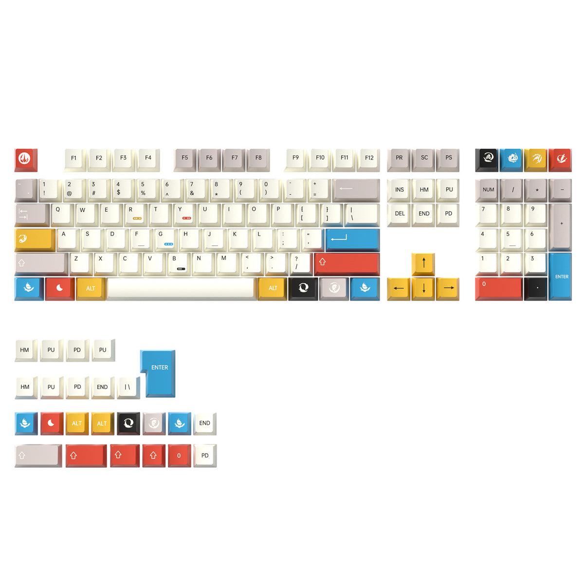 Lights Theme Keycaps