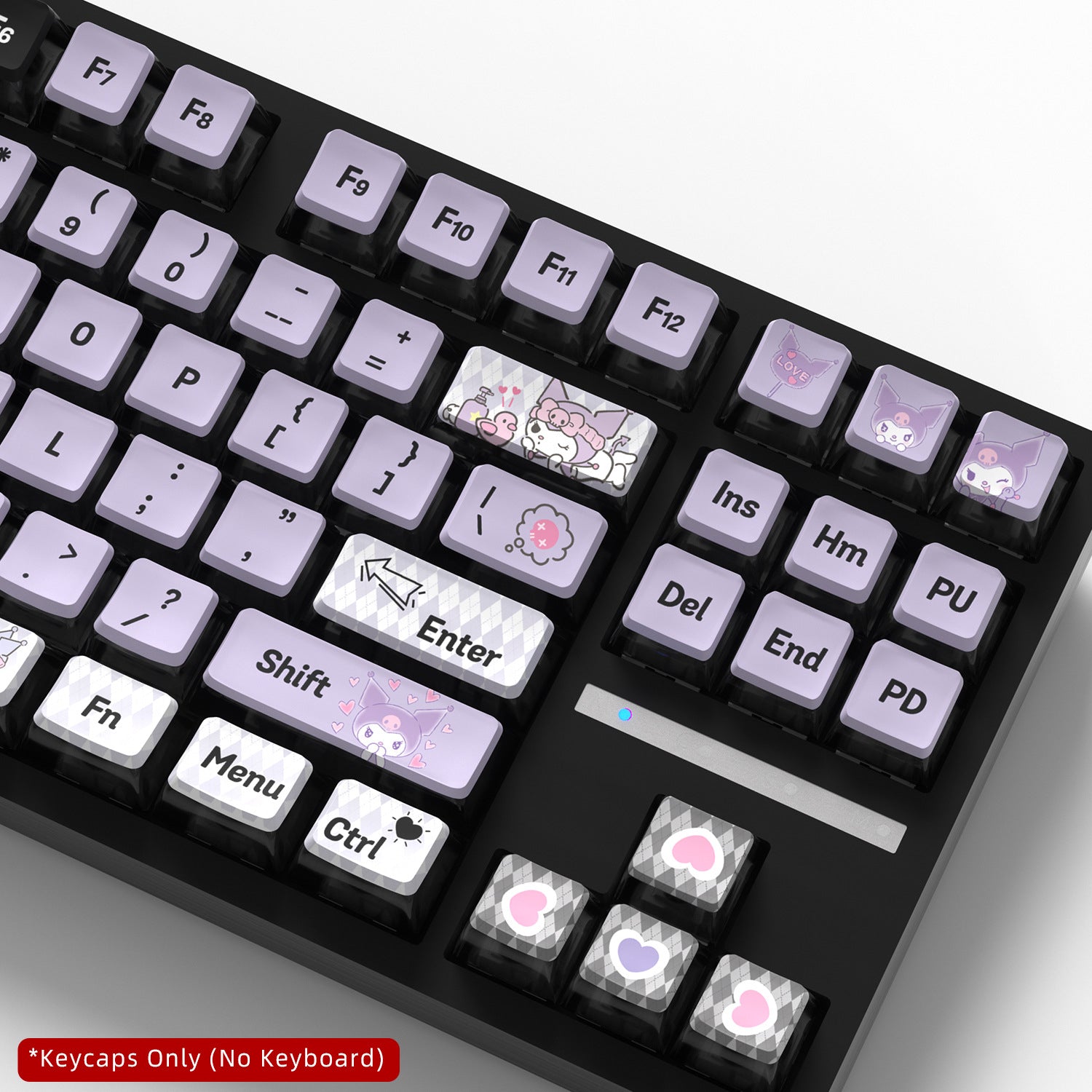 Kuromi Four-Sided Backlight Keycaps