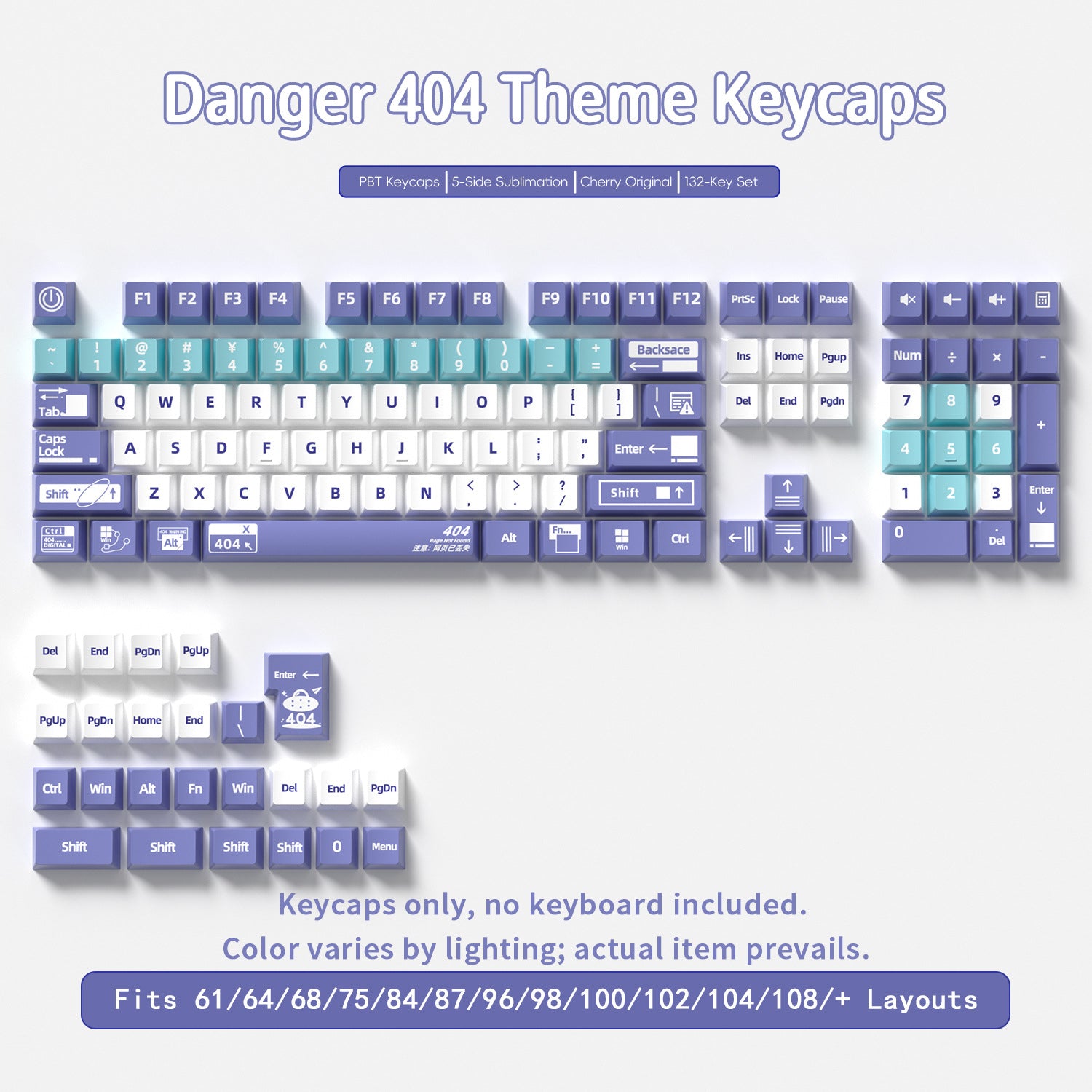 Danger 404 Keycaps