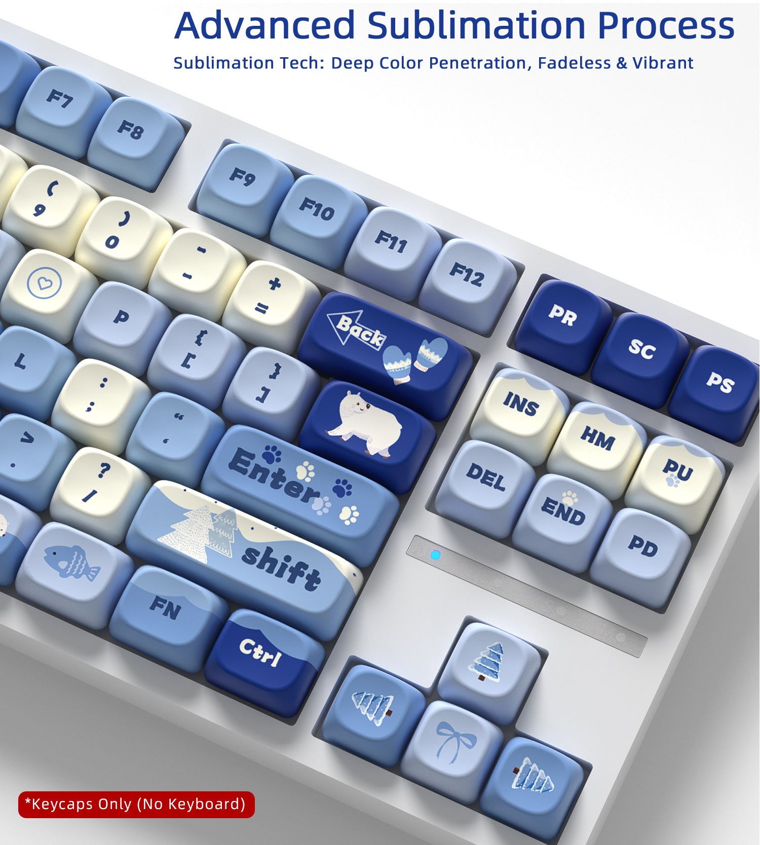 Polar Bear Keycaps