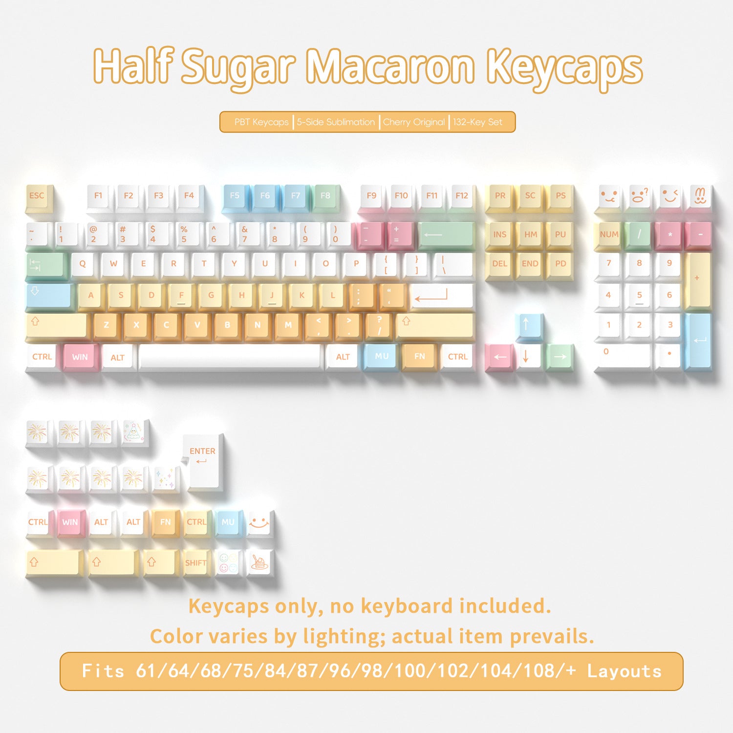 Half Sugar Macaron Keycaps