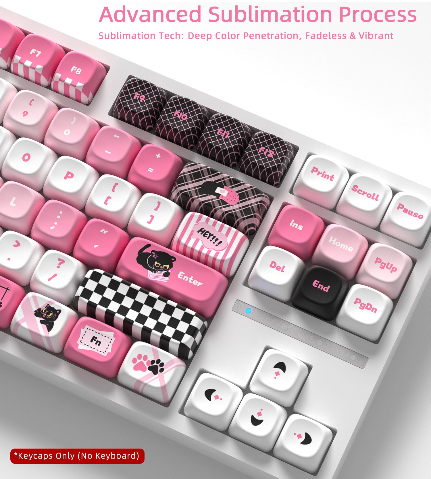 Sweet Cool Cat Keycaps