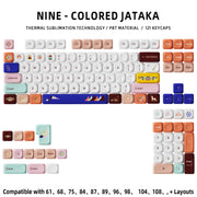 Nine Colored Jataka Keycaps