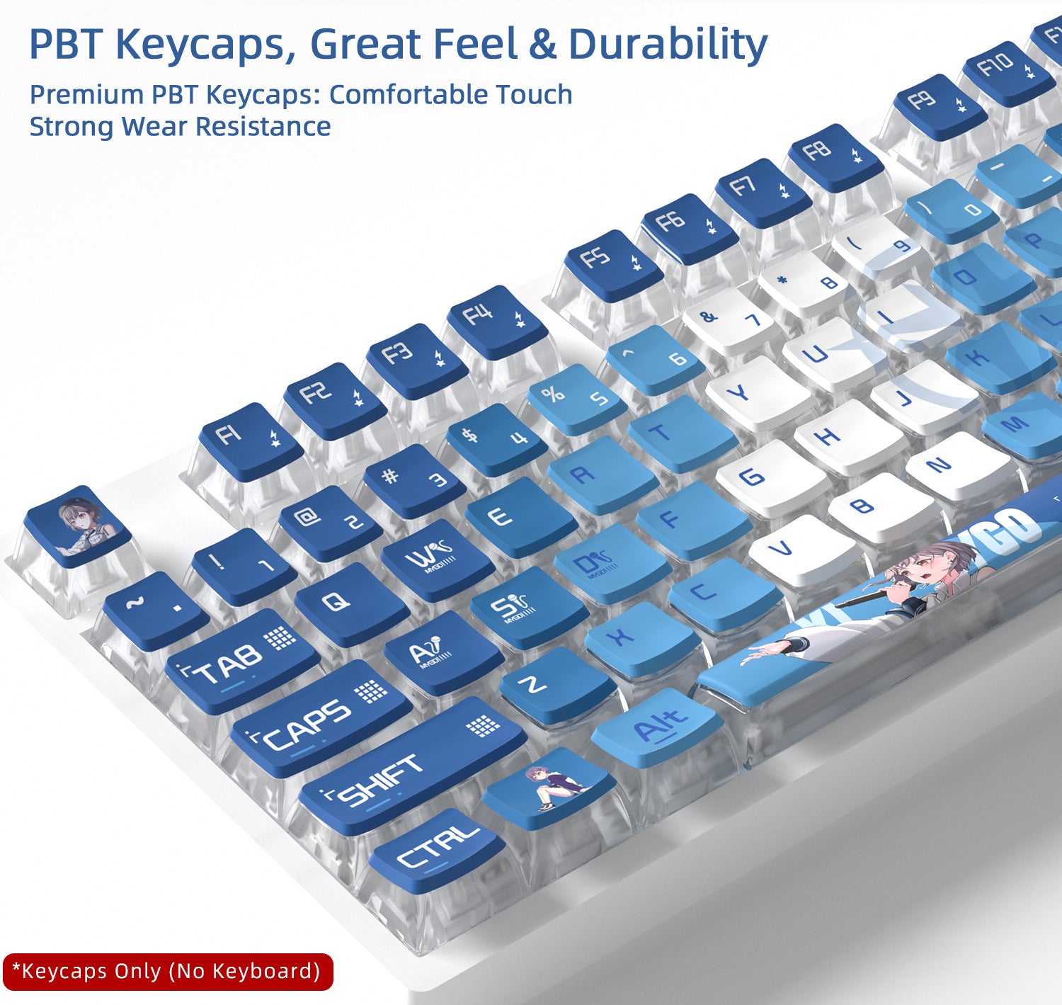 Takamatsu Tomori Four-Sided Backlight Keycaps