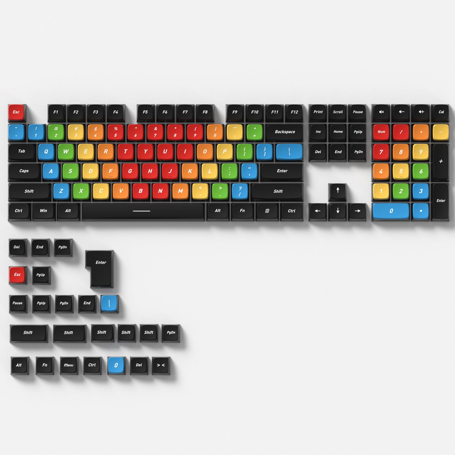 Click Four-Sided Backlight Keycaps