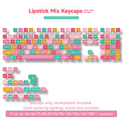 Lipstick Mix Four-Sided Backlight Keycaps