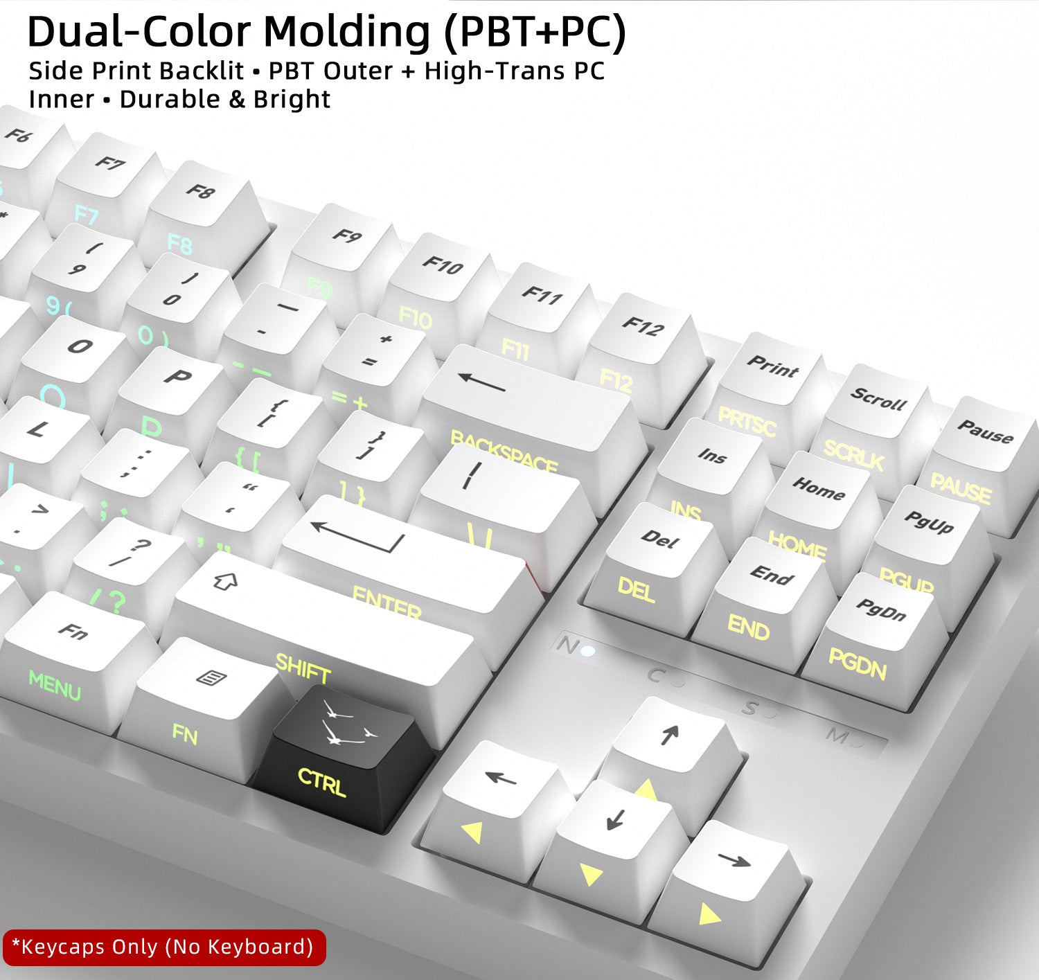 Red Fox Side Backlight Keycaps