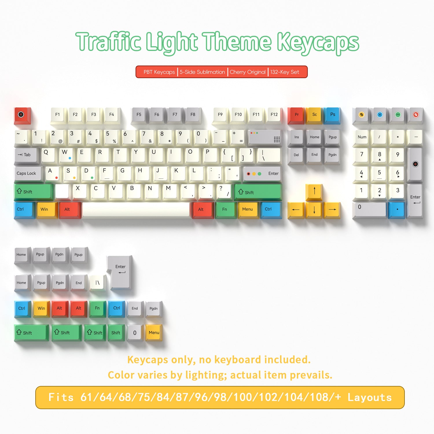 Traffic Light Keycaps