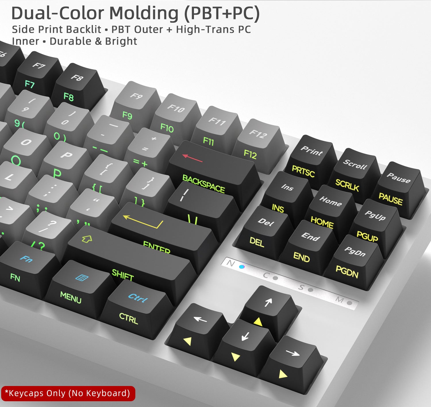 Printed Miffy Side Backlight Keycaps