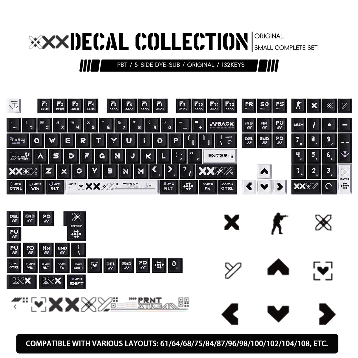 Decal Collection Keycaps