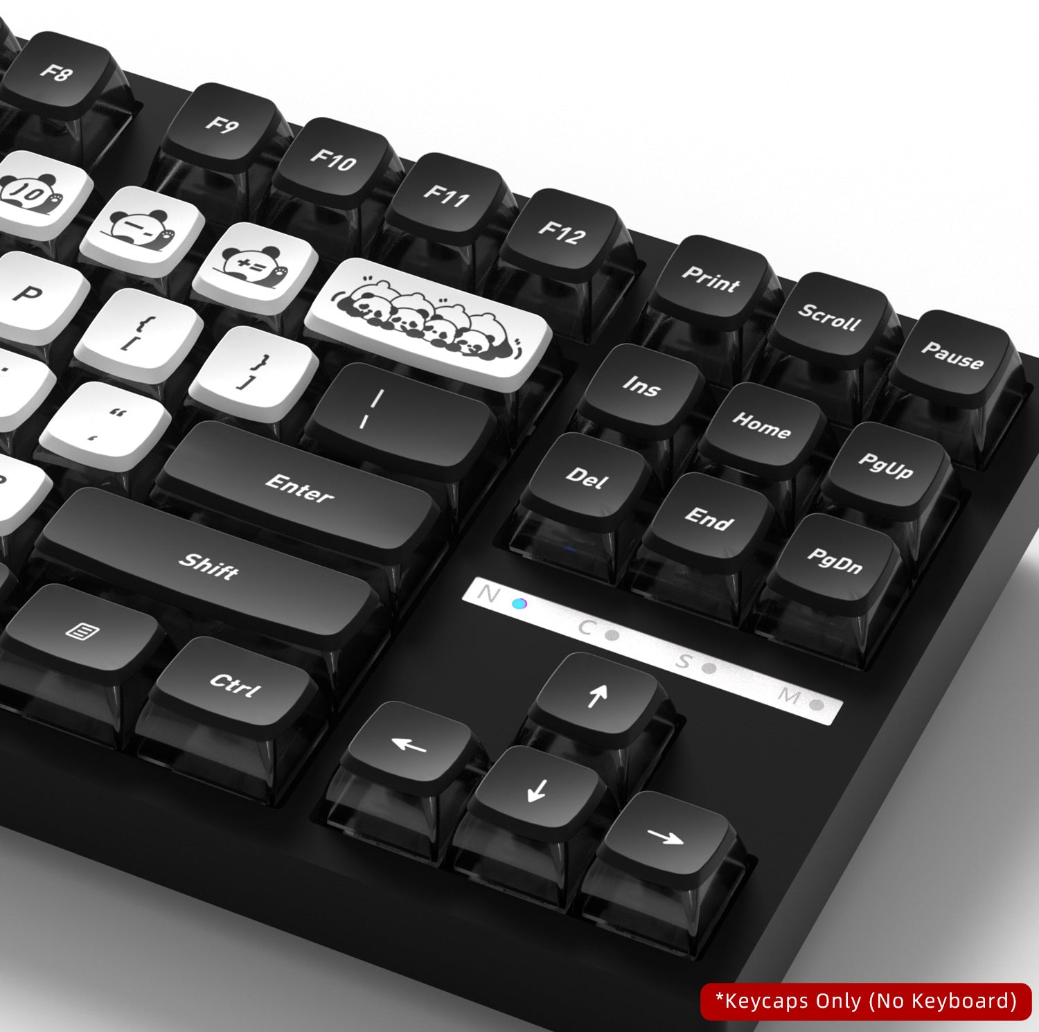 Panda Four-Sided Backlight Keycaps