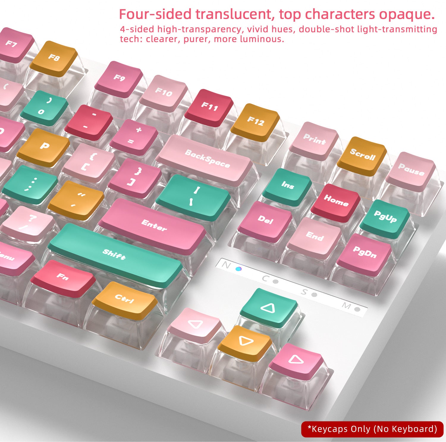 Lipstick Mix Four-Sided Backlight Keycaps