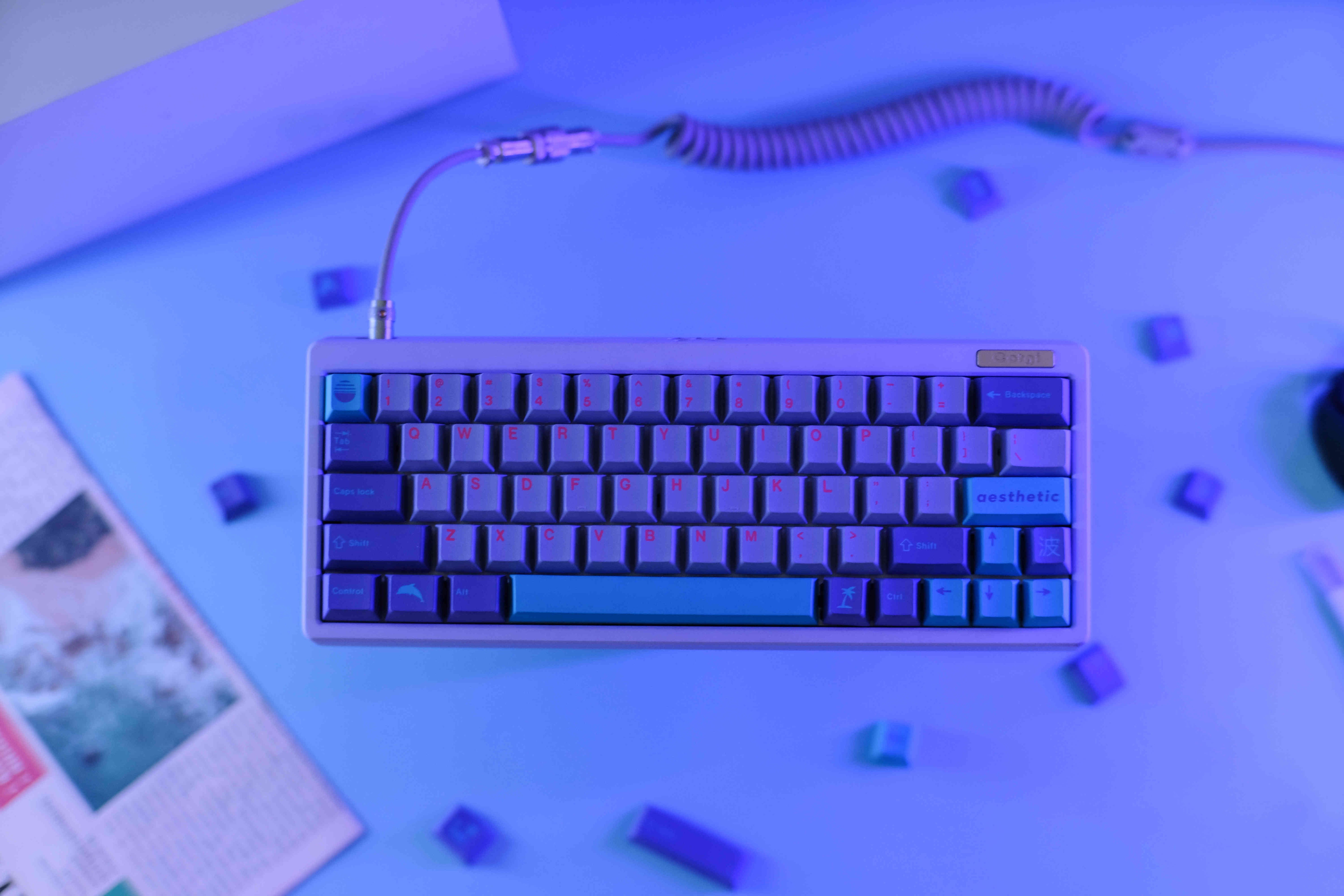 Vaporwave Keycaps