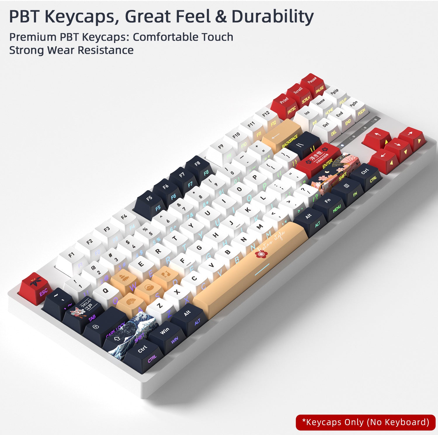 Ukiyo-e Side Backlight Keycaps